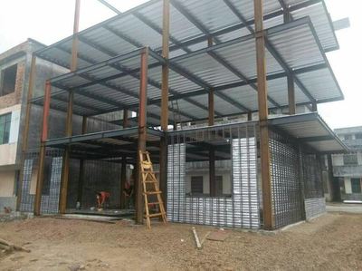 一體成形裝配式鋼混結構建筑4層住宅、4-6層廠房、6-11層辦公樓工藝流程圖集